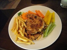 Mustard Chicken with french fries