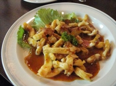 Thai spicy cuttlefish salad