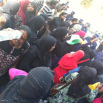 Police use pepper spray to disperse MDP protesters gathered near Hiriya School