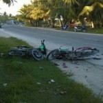 Father and daughter injured in hit-and-run accident in Addu City