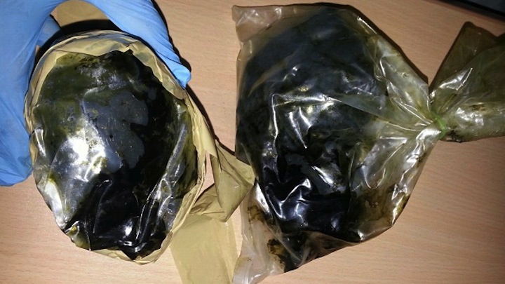 Two men arrested with 1kg of hash oil